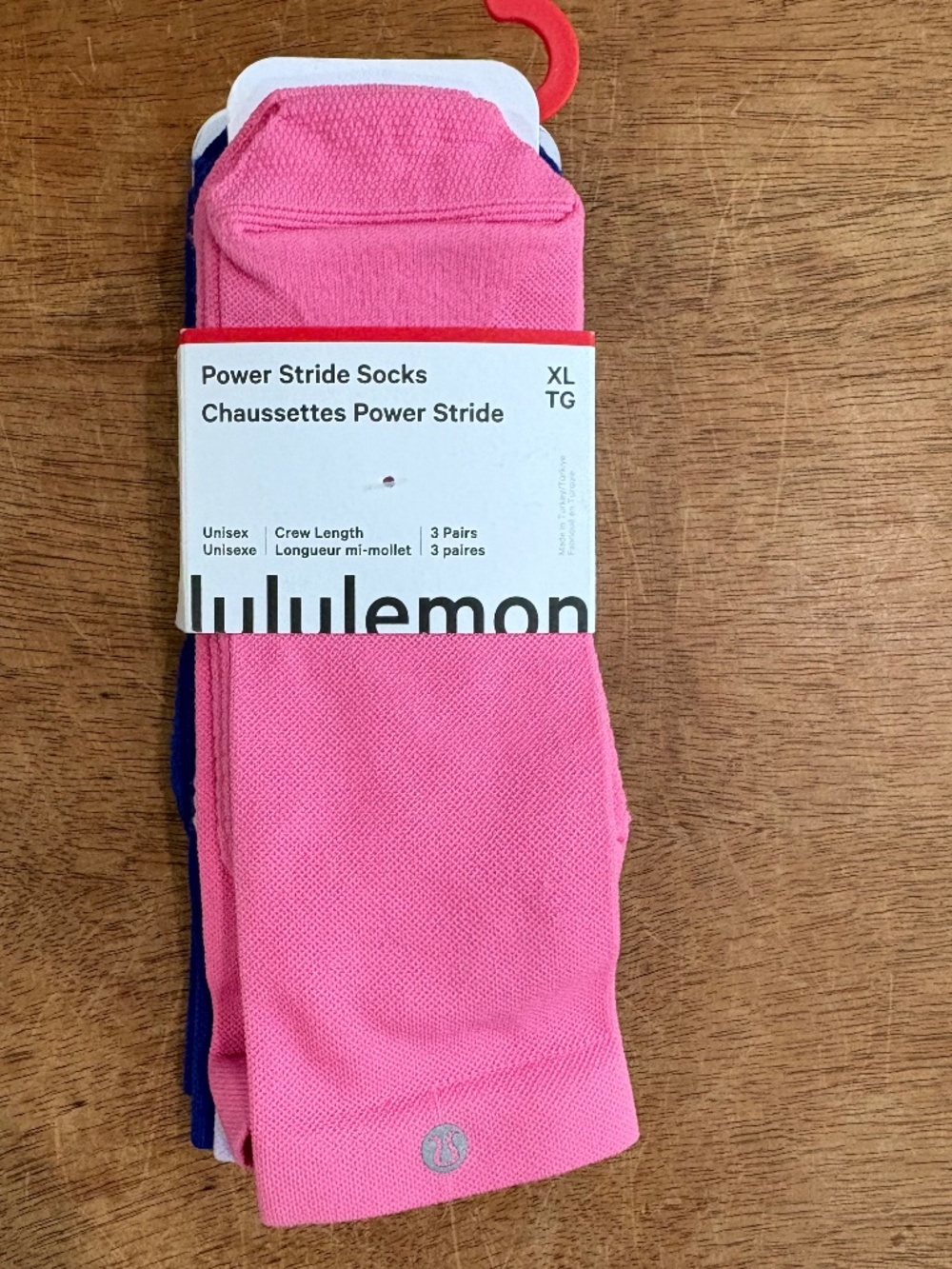 Lululemon power stride socks 3 pack